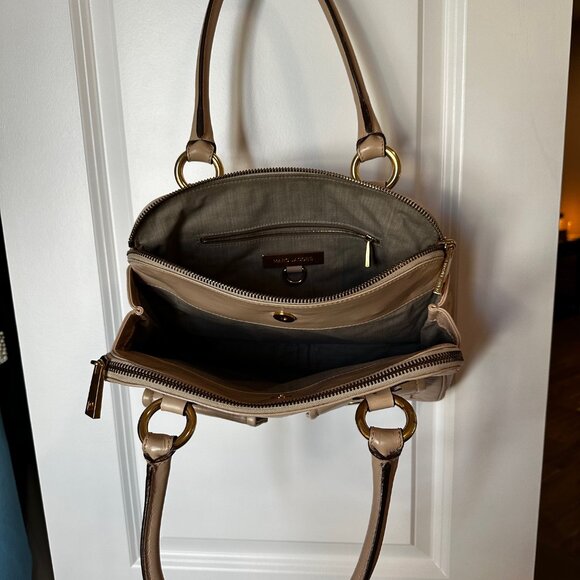 Marc Jacobs Blake Leather Beige Cream Handbag - Picture 10 of 12